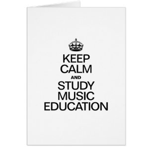 GARDER LE CALME ET ÉTUDIER L'ÉDUCATION MUSICALE