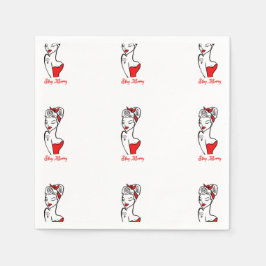 Garder les serviettes en papier Joyeux