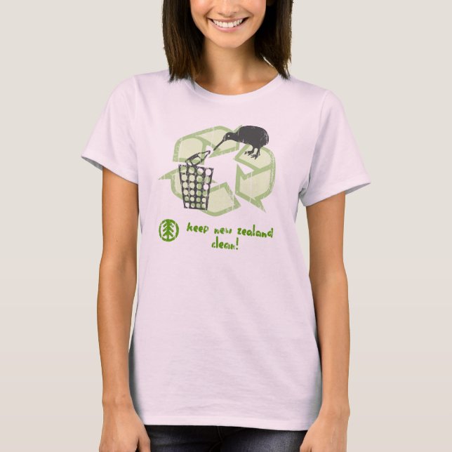 Garder Nouvelle-Zélande Propre Femme T-shirt bio (Devant)