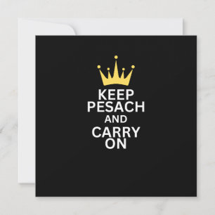 Garder Pesach et continuer sur la carte de voeux P