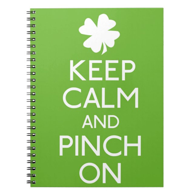 Garder son calme et pincer Cahier (Devant)