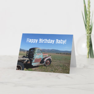 Garder sur la carte d'anniversaire de Truckin'