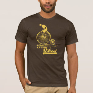 Garder 'Wheel' drôle T-shirt (jaune)
