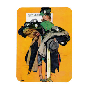 Garderobiere Magnet