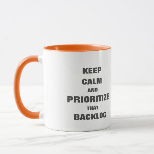 Gardez calme et prioriser la tasse en attente pour
