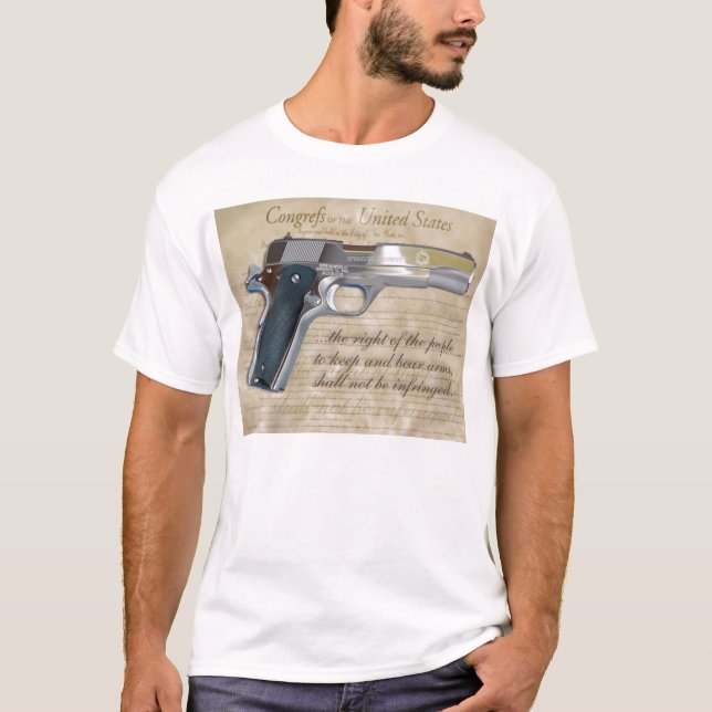 Gardez et soutenez le T-shirt de bras (Devant)