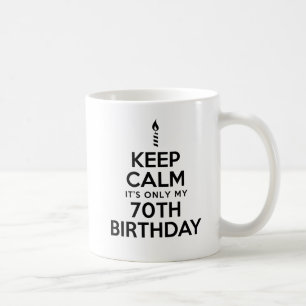 Gardez la soixante-dixième tasse d'anniversaire d