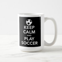 Gardez la tasse du football de calme et de jeu