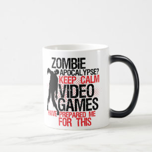 Gardez l'apocalypse drôle calme de zombi de tasse