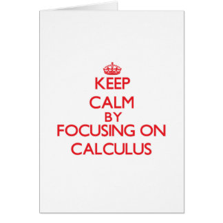 Gardez le calme en se concentrant sur le calcul