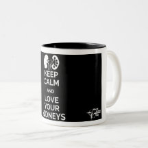 Gardez le calme et aimez votre tasse de reins