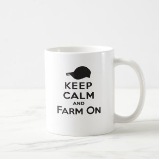 Gardez le calme et cultivez sur la tasse de café