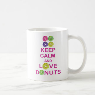 Gardez le calme et la conception unique de tasse