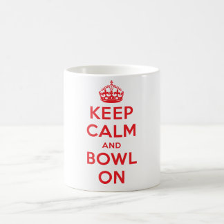 "Gardez le calme et la cuvette sur" la tasse