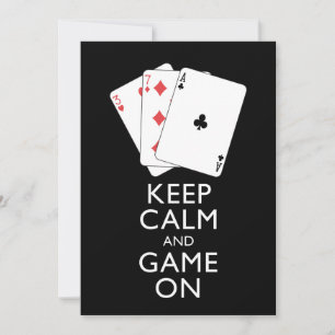 GARDEZ LE CALME ET LE JEU SUR - Jeux de cartes
