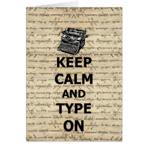 Gardez le calme et le type dessus