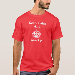 Gardez le calme et montez le T-shirt pompier