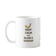 Gardez le calme et soufflez une tasse de Shofar