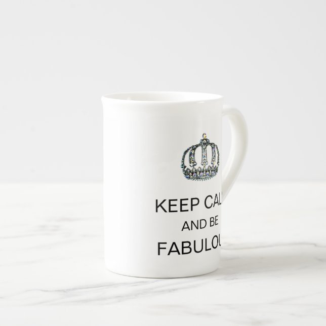"GARDEZ le CALME ET SOYEZ" tasse FABULEUSE de (Devant droit)
