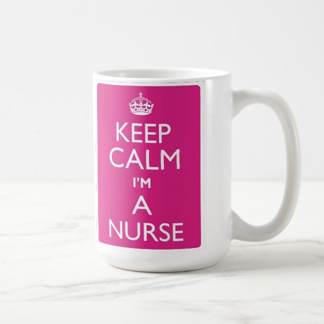Gardez le calme que je suis une tasse d'infirmière (Droite)