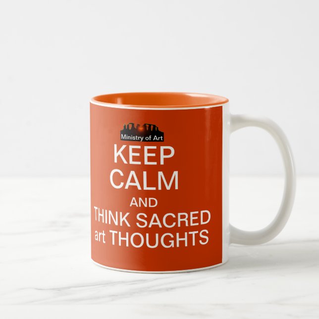 GARDEZ le CALME - tasse de Sacredart (Droit)