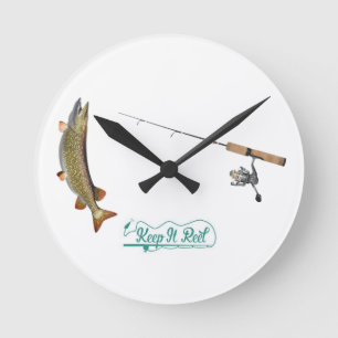 ****GARDEZ-LE REEL FISHERMAN'S*** HORLOGE