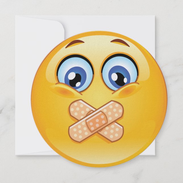 Gardez le secret ! Invitation Surprise Party (Devant)