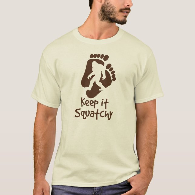 Gardez-le T-shirt de Squatchy (Devant)