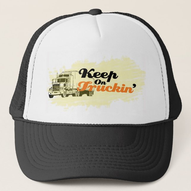 Gardez sur le casquette de Truckin (Devant)