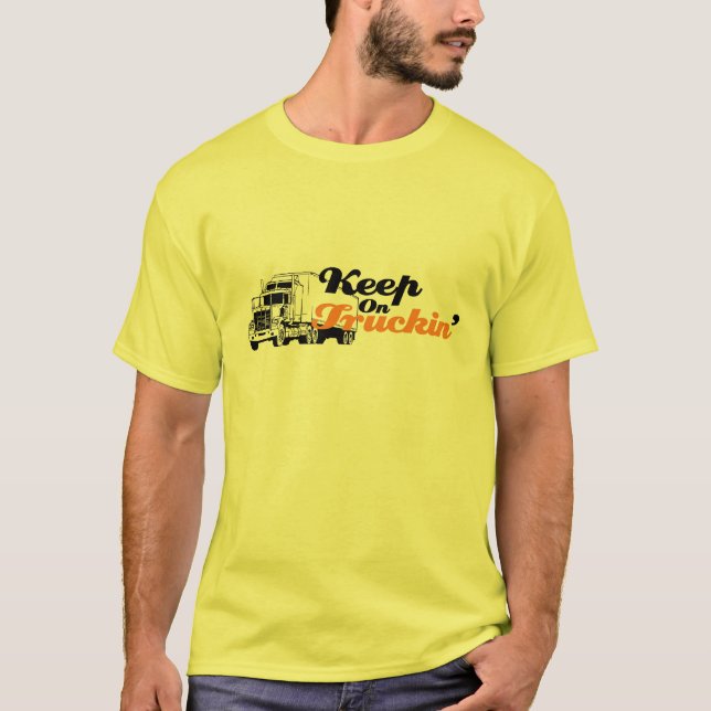 Gardez sur le T-shirt de Truckin (Devant)