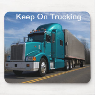 Gardez sur le tapis de souris de camionnage
