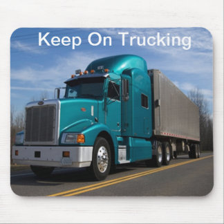 Gardez sur le tapis de souris de camionnage