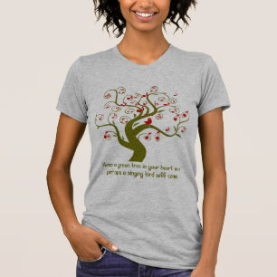 Gardez Un Arbre Vert Dans Votre T-shirt Tunic Coeu