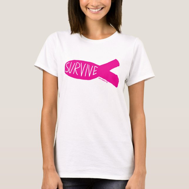 Gardez un sein "pour survivre" au T-shirt (Devant)