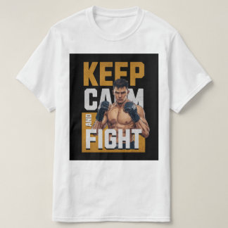 Gardez votre calme et combattez T-Shirt – MMA Figh