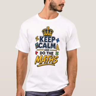 Gardez votre calme et faites le Maths T-Shirt pour