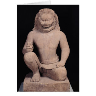Gardien à tête de lion, Banteay Srei Style, c.967