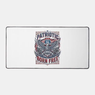 Gardien de la route en acier patriotique Biker Rou