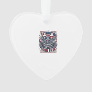 Gardien de la route en acier patriotique Biker Rou