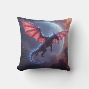Gardien Majestueux : Oreiller Dragon Nébuleuse