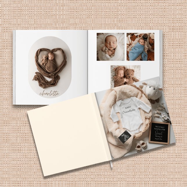 Gardien minimal de livres photo pour bébé non sexi (Créateur téléchargé)
