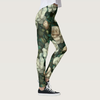 Gardinen-Blumen-Gewichtheben Gardinen-Blütenblatt Leggings