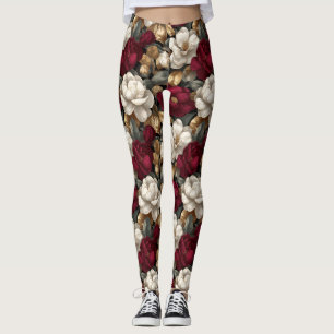 Gardinenblumen-Übung Gardenias Funkeln  Leggings