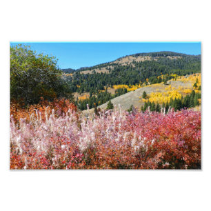 Gardiner Mountain Paint Fotodruck