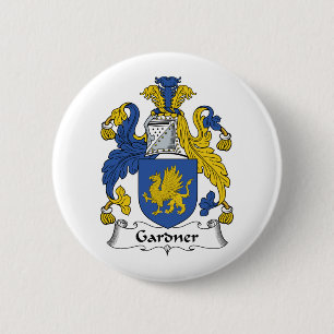 Gardner Familienwappen Button