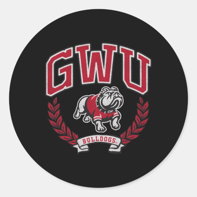 Gardner-Webb Runnin' Bulldogs-Sieg Runder Aufkleber (Vorderseite)