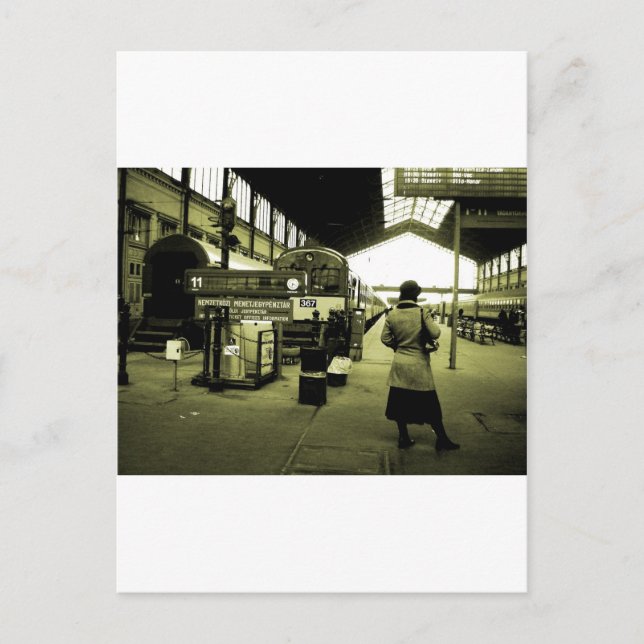 Gare Budapest Postkarte (Vorderseite)