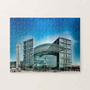 Gare centrale Berlin Allemagne. Jigsaw Puzzle