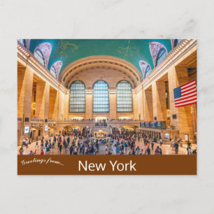 Gare Centrale de New York Carte Postale
