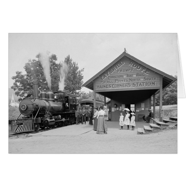 Gare de Catskill Mountains, 1902 (Devant horizontal)